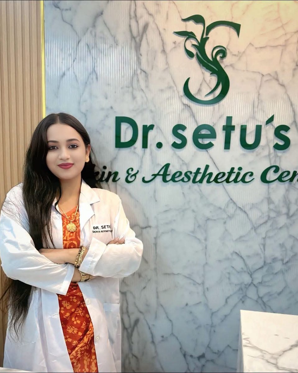 Dr. Setu at her Skin and Aesthetic Center